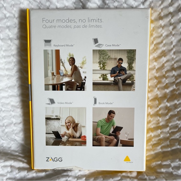 ZAGG Slim Book iPad Air 2 Bluetooth Keyboard Backlit Keys Detachable Case NEW - Picture 5 of 8